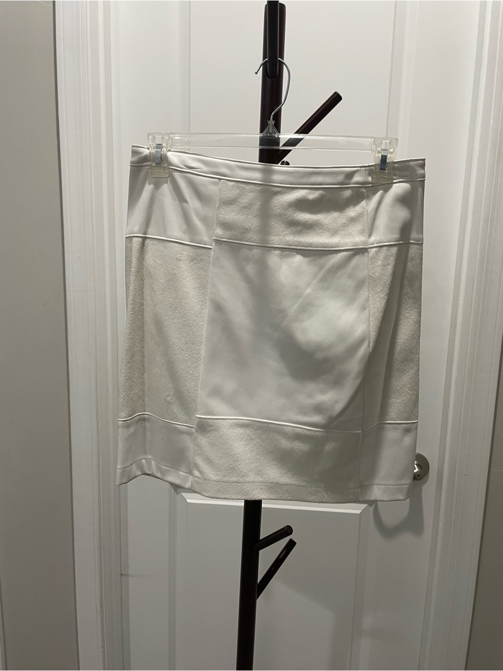 INC International Concepts White Panel Mini Skirt